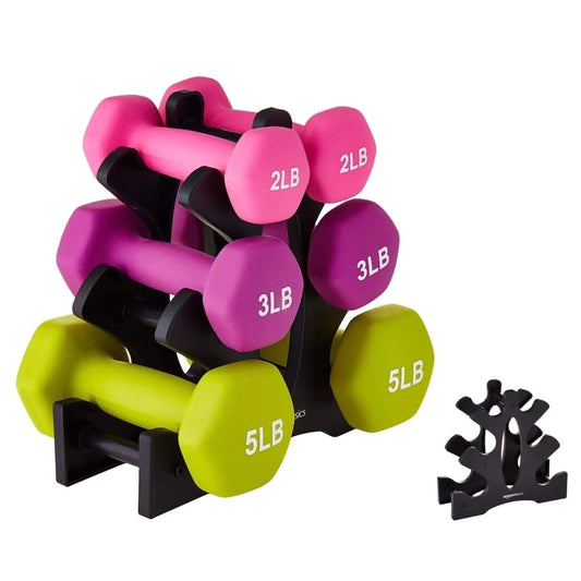 Compact 3-Tier Dumbbell Holder