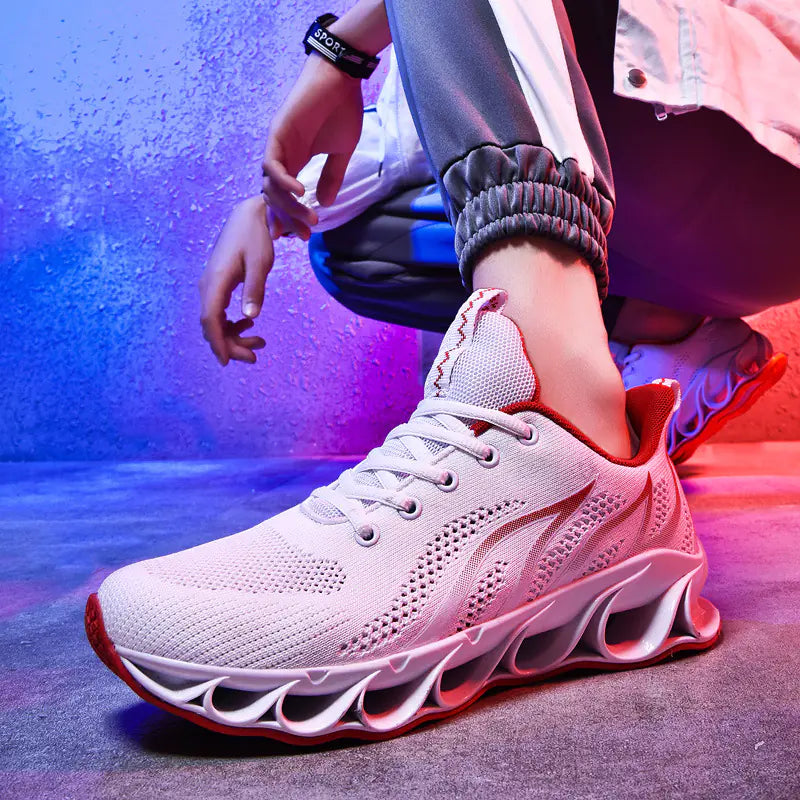 Hollow-out Flyknit Sneakers - Athletic Footwear