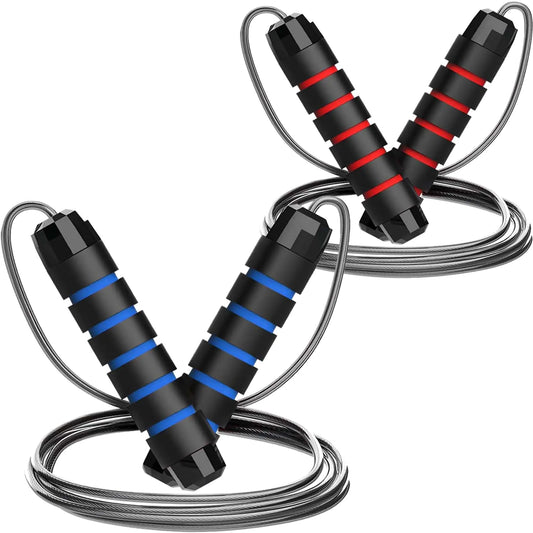Dual Pack Adjustable Speed Jump Rope