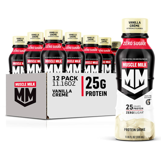 Muscle Milk Genuine Vanilla Protein Shake 11.16 Fl Oz 12 Ct