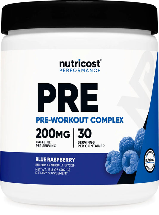 Nutricost PowerBoost Pre-Workout - Blue Raspberry (30 Servings)