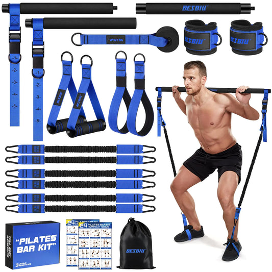 FlexPilates 210lb Resistance Bar Kit