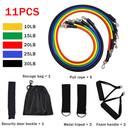 Resistance Bands, Elastic Cords, Latex Pull Straps