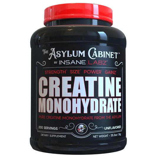 Insane Labz Pure Creatine Powder - Strength and Size, 200 Servings