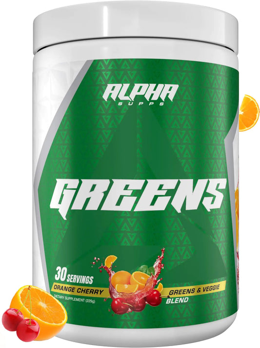 Alpha Greens Complete Superfood | Prebiotic & Probiotic Support - 30 Servings
