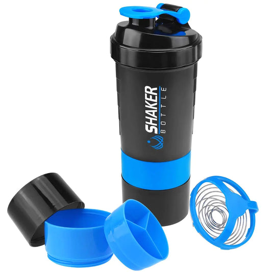22oz Multipurpose Sports Shaker - Leak-Proof with Pill Tray