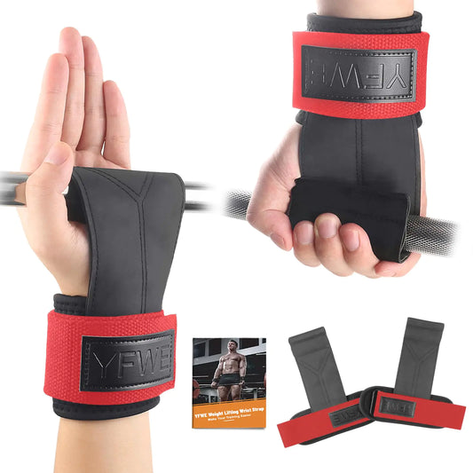 Dual-Layer Leather Gym Straps
