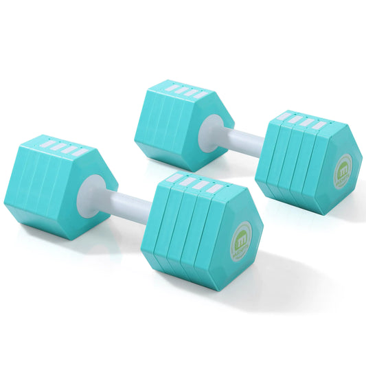 FlexiGrip Adjustable Dumbbell Pair 3.3-12.1lbs