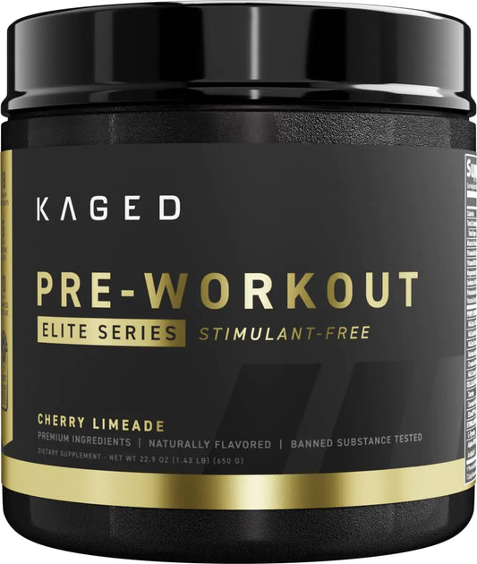 Kaged Stim-Free Workout Boost | Cherry Limeade | 20 Servings
