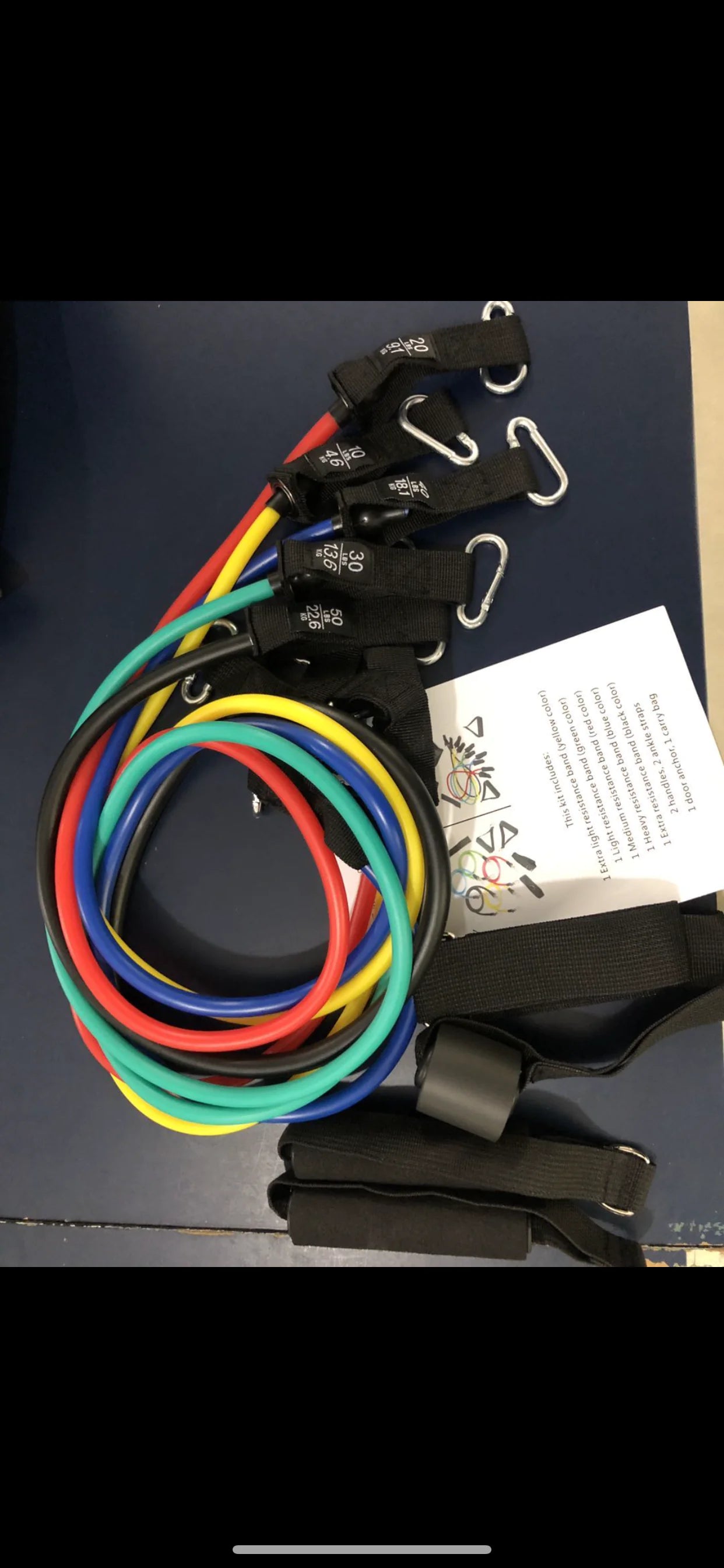 Resistance Bands, Elastic Cords, Latex Pull Straps