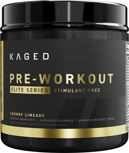 Kaged Stim-Free Workout Boost | Cherry Limeade | 20 Servings