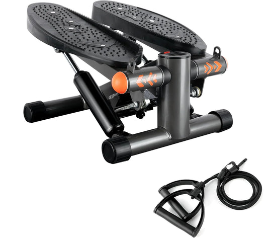 Stair Stepper with Resistance Bands and Tracker