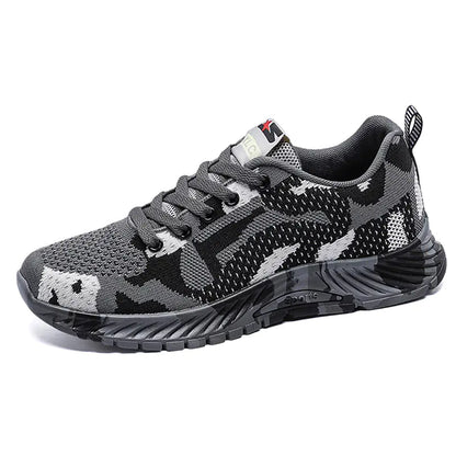Flyknit Running Shoes, Camouflage Training Footwear