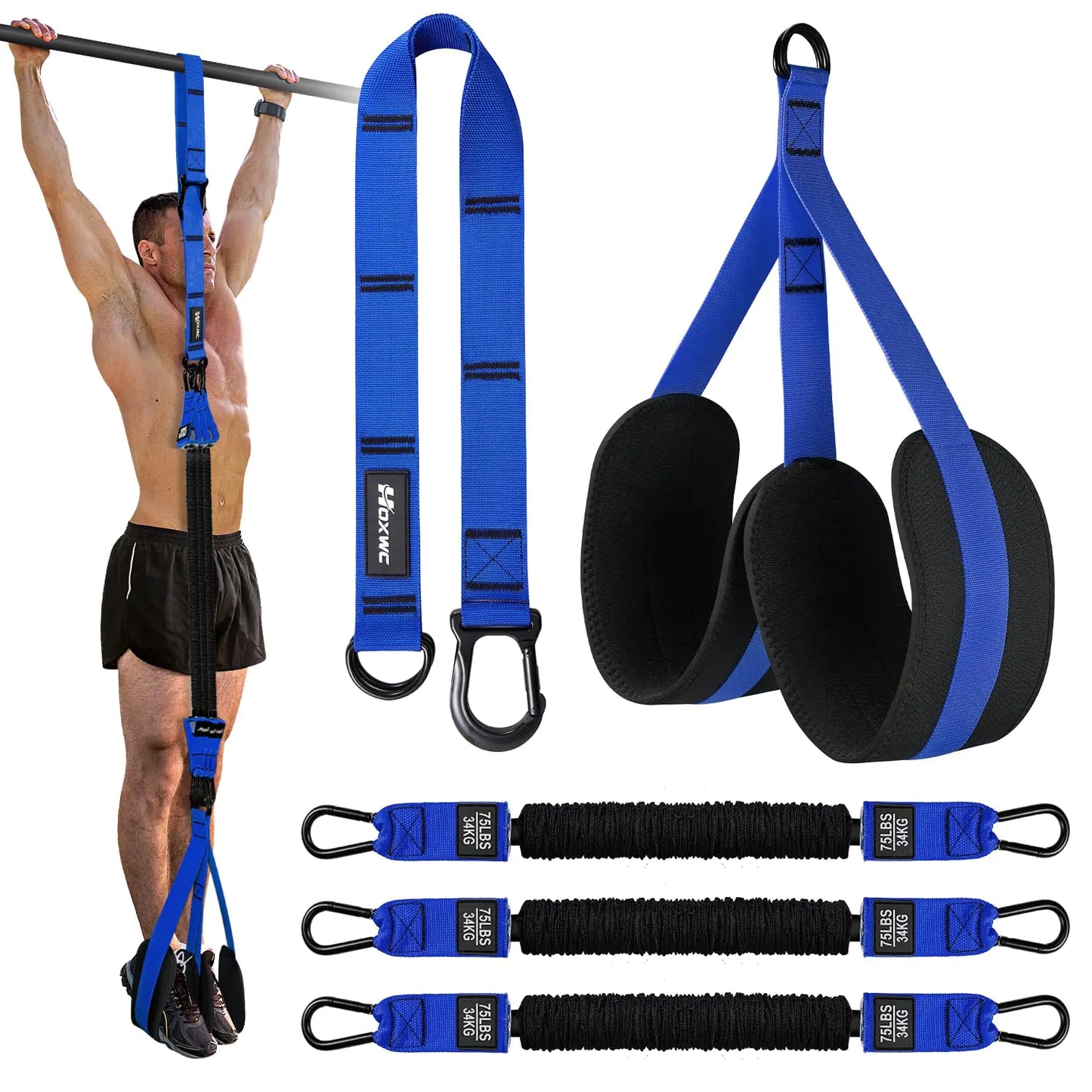 Adjustable Pull Up Assist Band Kit with Comfort Rest