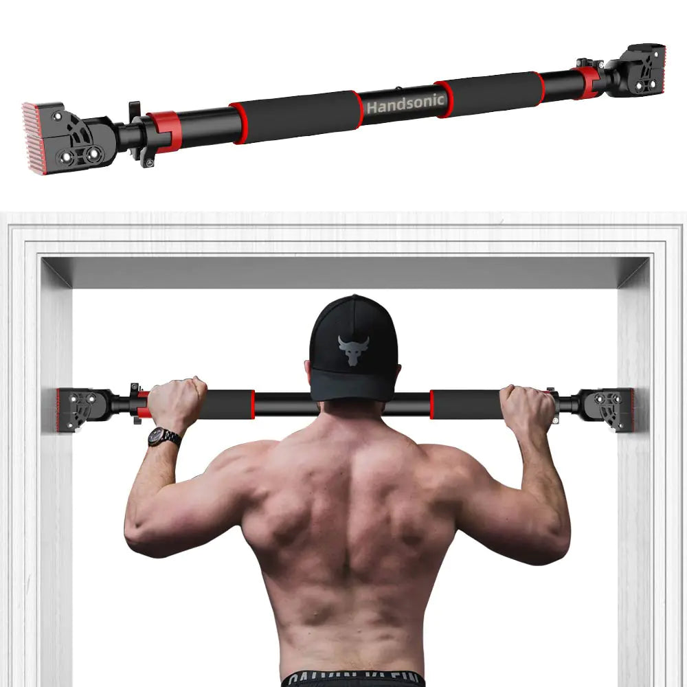 HANDSONIC Home Gym Pull Up Bar with No Drilling Required