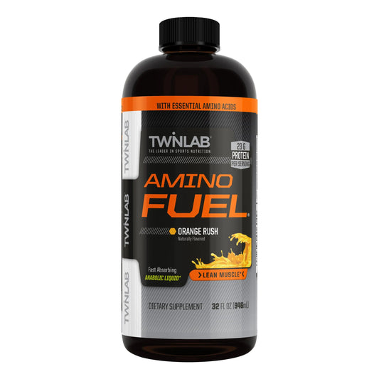 Twinlab Amino Charge - Pre/Post Workout Fuel - 32oz Orange Rush