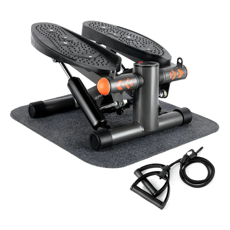 Stair Stepper with Resistance Bands and Tracker