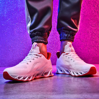 Hollow-out Flyknit Sneakers - Athletic Footwear