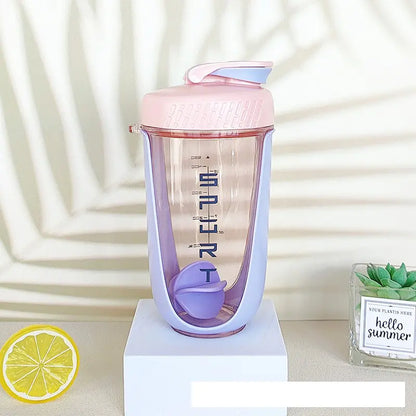 590ML Portable Protein Shake Cup for Fitness