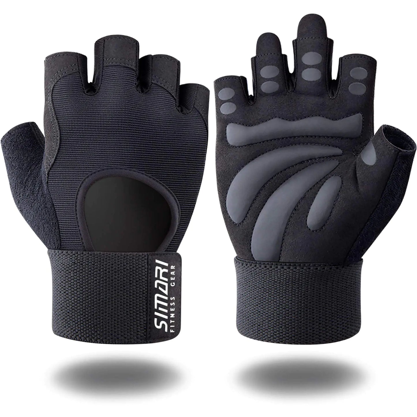 SIMARI Breathable Gym Gloves with Wrist Support