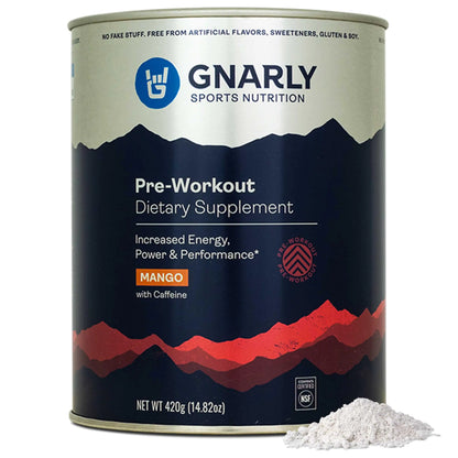 Gnarly Vegan Endurance Pre-Workout - Mango 14.82oz
