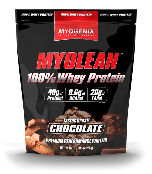Myogenix Myolean Premium Whey Protein - Chocolate, 5 lbs