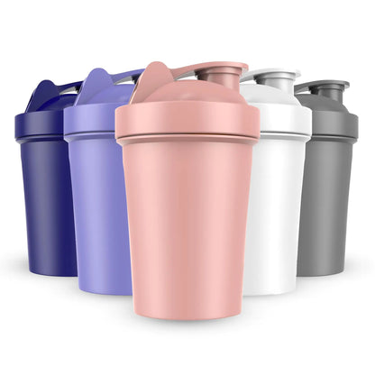 JEELA SPORTS Motivational Protein Shaker 5-Pack - 20 OZ