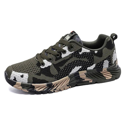 Flyknit Running Shoes, Camouflage Training Footwear