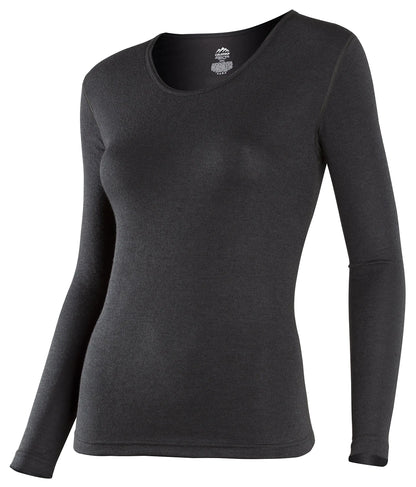 Platinum II Black Long Sleeve Activewear Top - Small