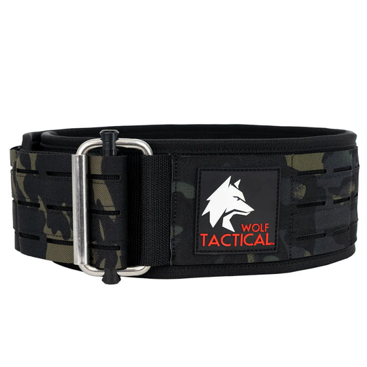 WOLF TACTICAL Strength Training Belt - Multicam Black