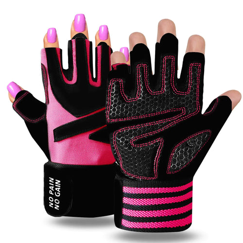 FlexiFit Women's Gym Gloves with Wrist Support